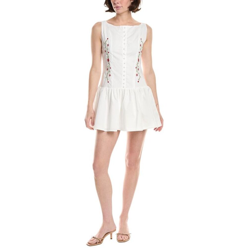 70/21 Womens  Sleeveless Dress, White
